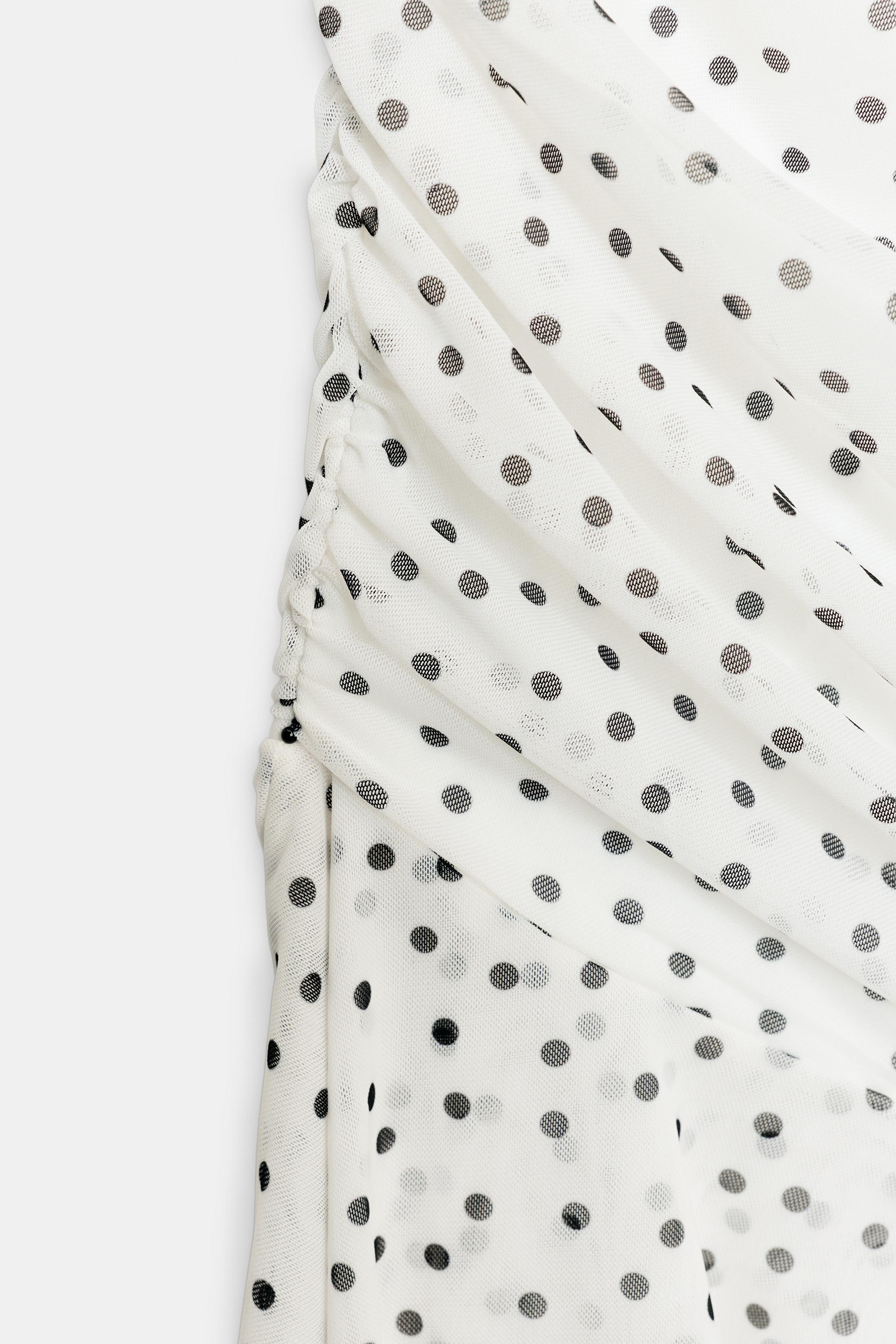 POLKA DOT MIDI DRESS